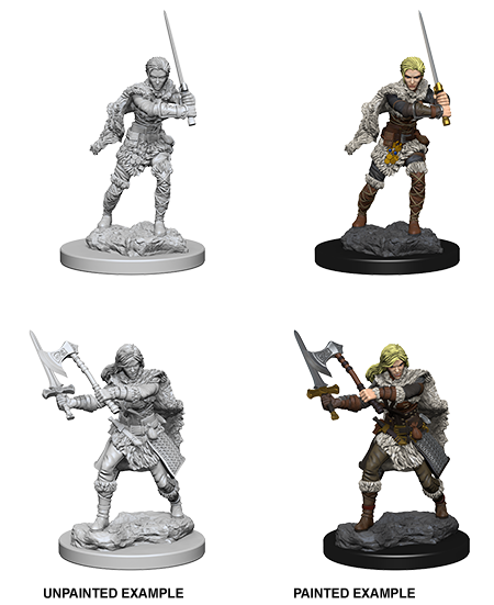 Nolzur's Marvelous Miniatures - Human Barbarian Female