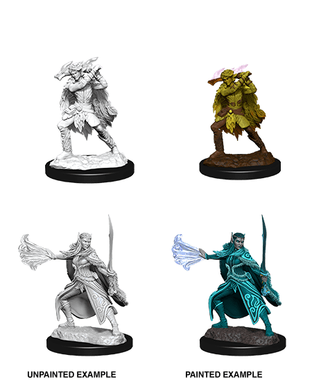 D&D Nolzurs Marvelous Miniatures - Winter Eladrin & Spring Eladrin