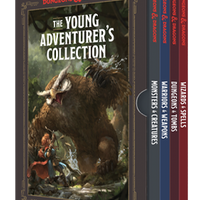The Young Adventurer's Collection [Dungeons & Dragons 4-Book Boxed Set]: Monsters & Creatures, Warriors & Weapons, Dungeons & Tombs, and Wizards & Spells (Dungeons & Dragons Young Adventurer's Guides)