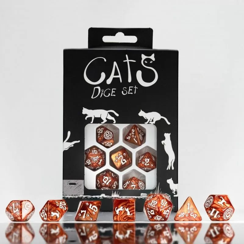 Q Workshop Cats Dice Set