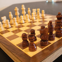 Wooden Chess/Checkers/Backgammon 30cm