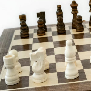 Wooden Chess/Checkers/Backgammon 35cm