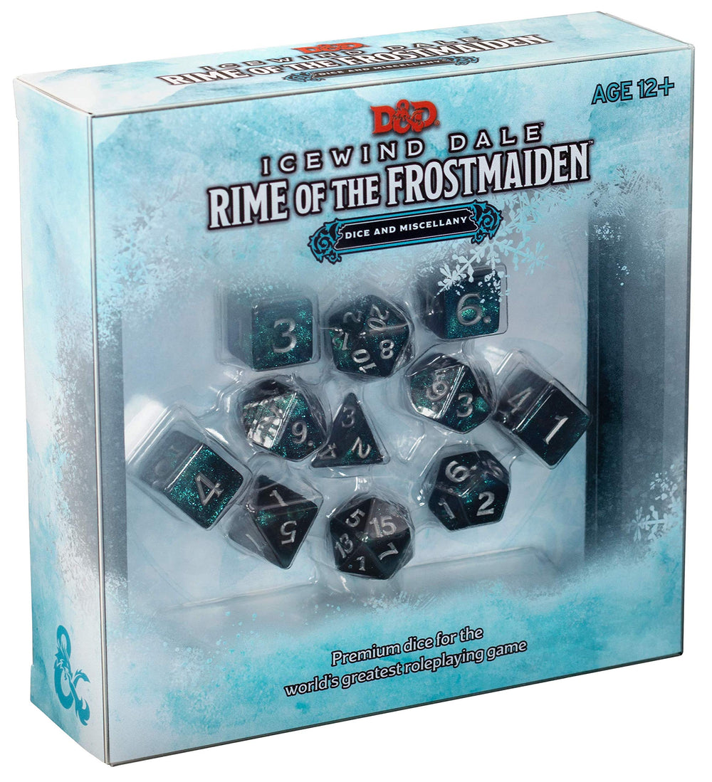 Dungeons & Dragons Rime of the Frostmaiden Dice and Miscellany