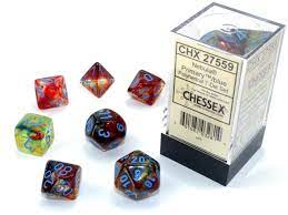 Chessex: Nebula Primary Luminary 7 Piece set