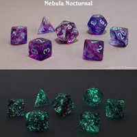 Chessex: Nebula Nocturnal Luminary 7 Piece set