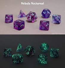 Chessex: Nebula Nocturnal Luminary 7 Piece set