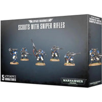 Warhammer 40k: Space Marines Scouts With Sniper Rilfes
