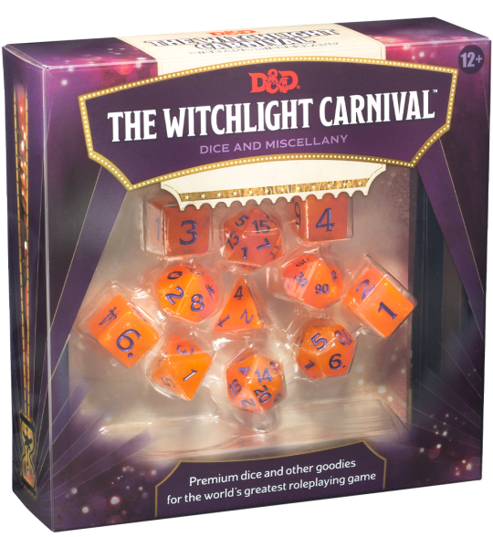 Dungeons & Dragons The Witchlight Carnival Dice & Miscellany